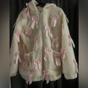 Pink Satin Bows + Warm!!